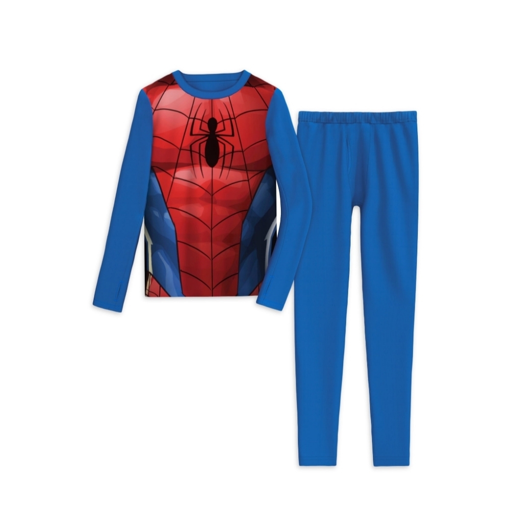 Marvel Spider-Man Boys Thermal Set Insulating Underwear NWT